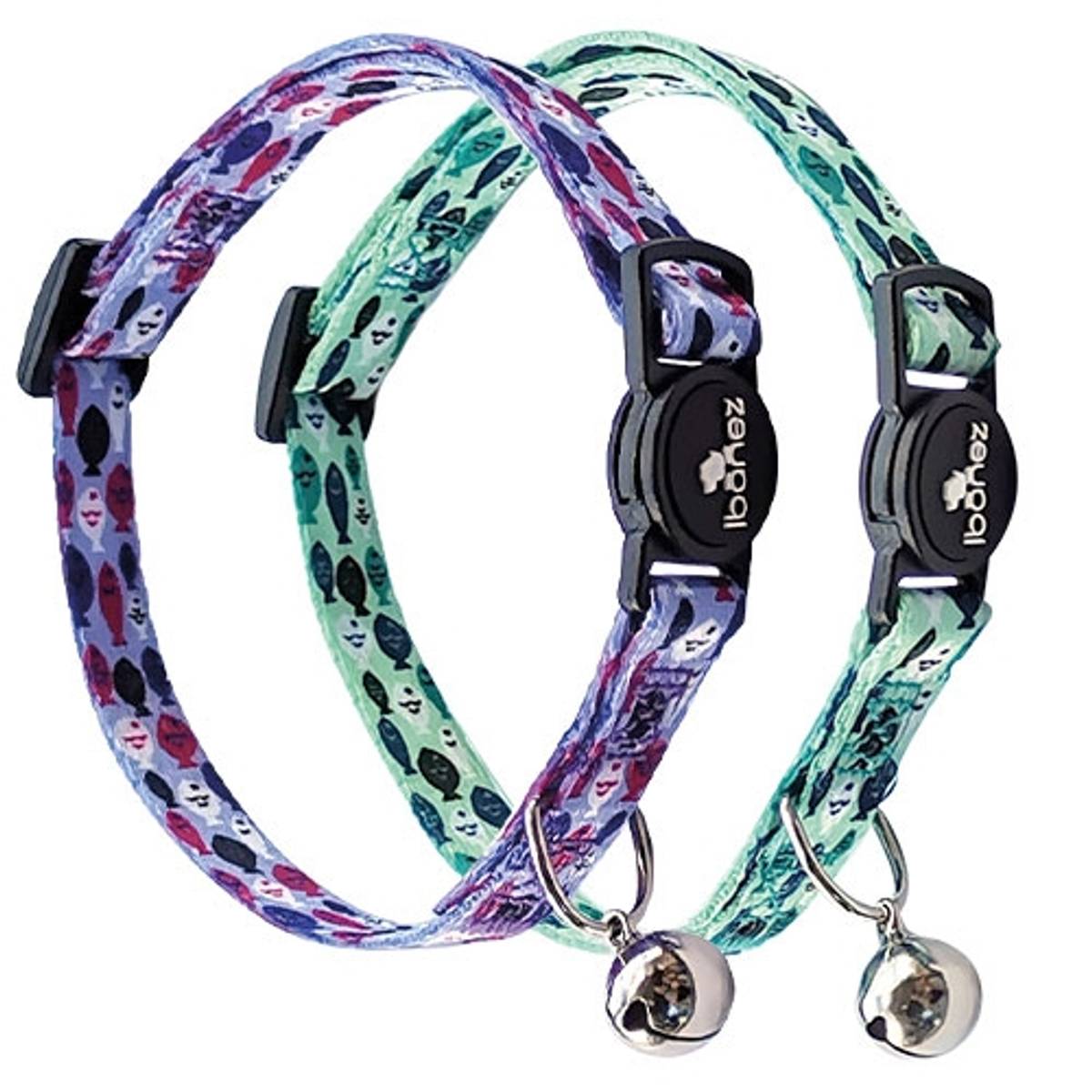 Fish nylon cat collar 25-30cm whit bells, Ibanez