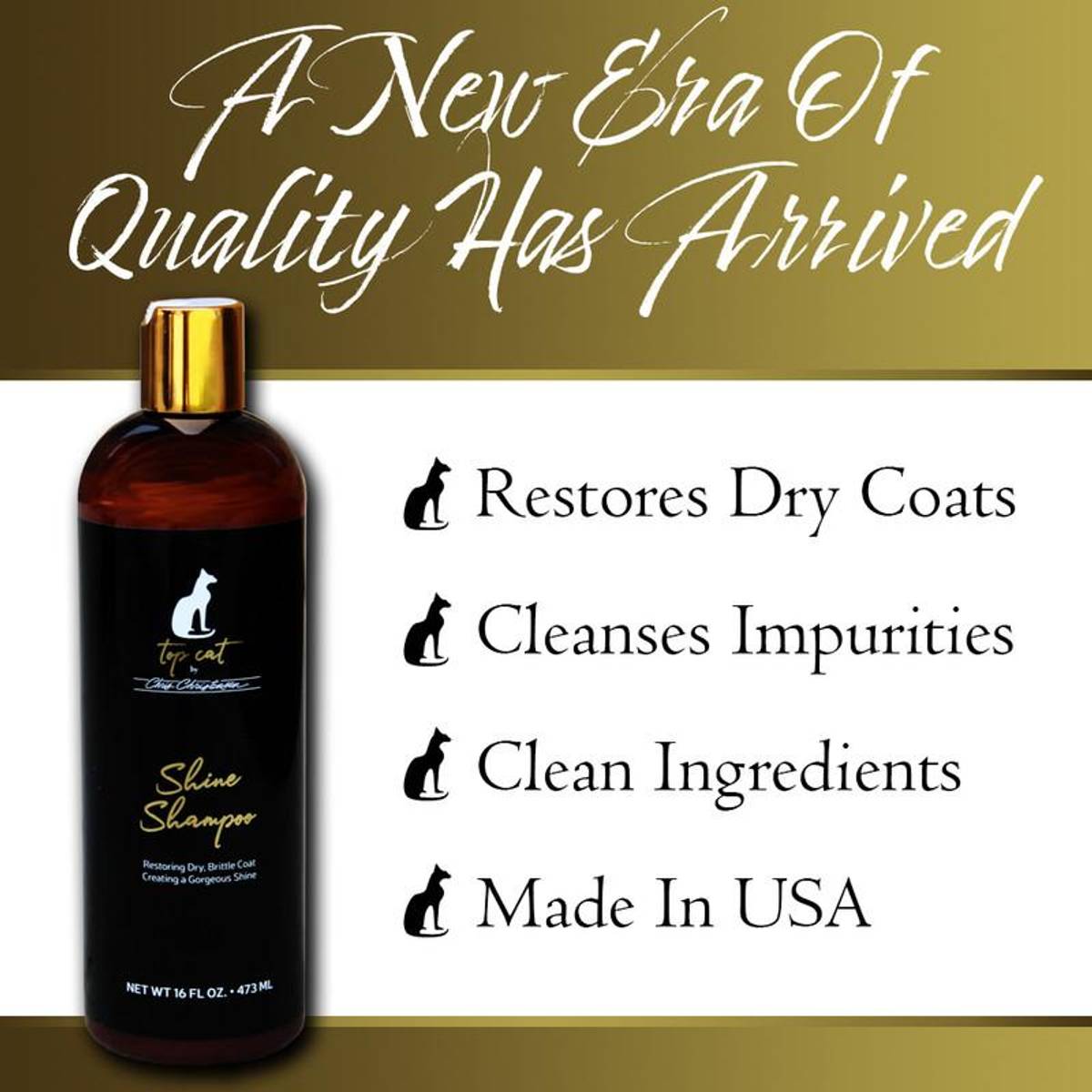 Topcat Shine Shampoo 473ml