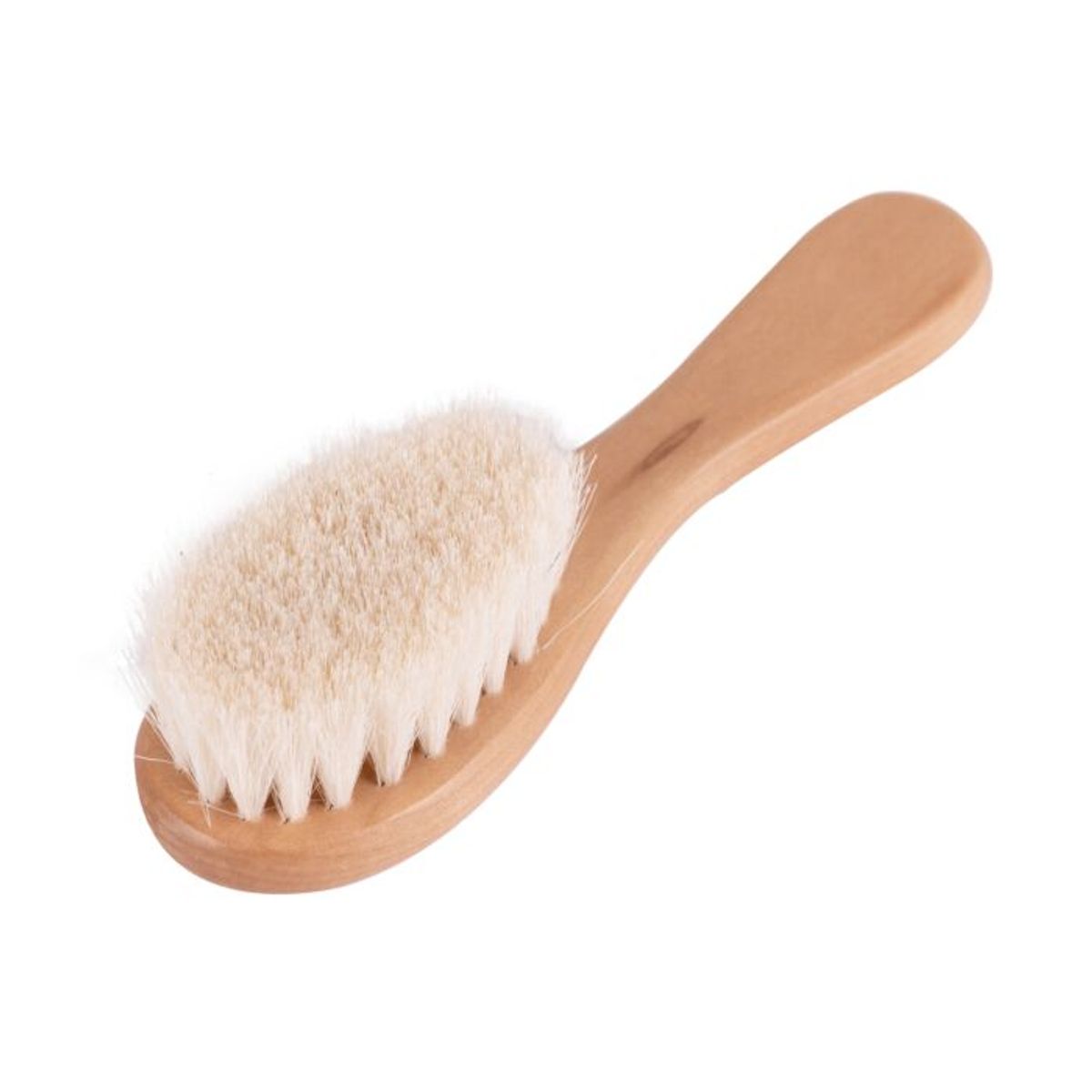 Pure Goat Hair Brush Natural Wood 15cm, Show Tech