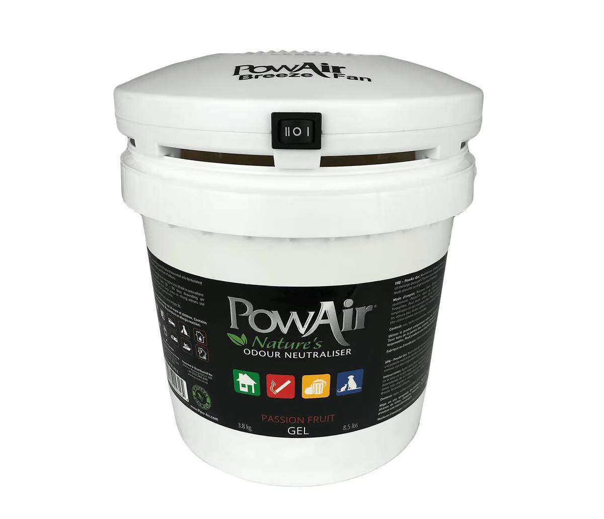 PowAir - Breeze fan (vifte) til 3,8 kg spann