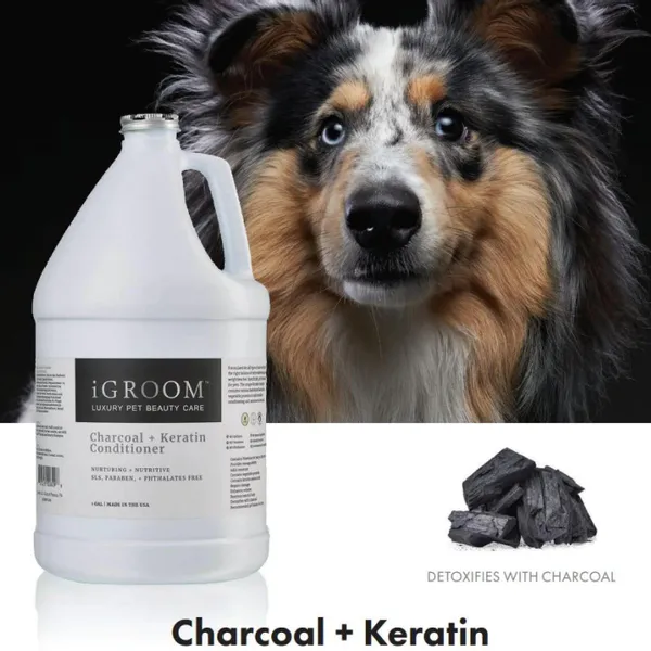 Hovedbilde Charcoal + Keratin Conditioner 473ml, iGROOM